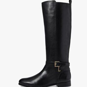 Ralph Lauren Women's Blayke Buckled Leather Riding Boots, Sz. 8.5M
